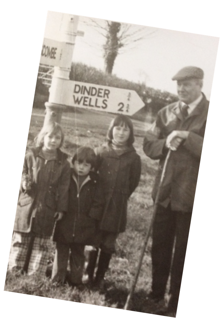 Steve exploring Somerset with his Grandfather Jack