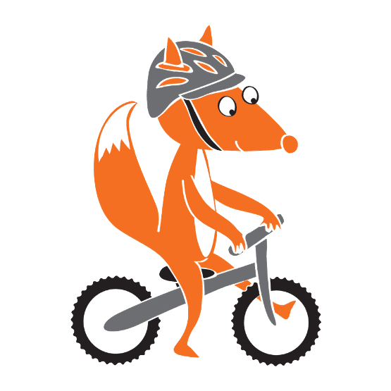 Fox Cycling Mascot