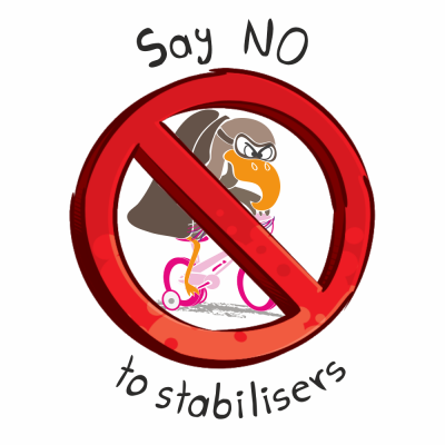 Say NO to stabilisers - balance bikes are better